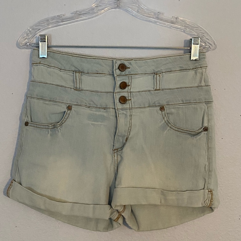 High Waisted Jean Shorts